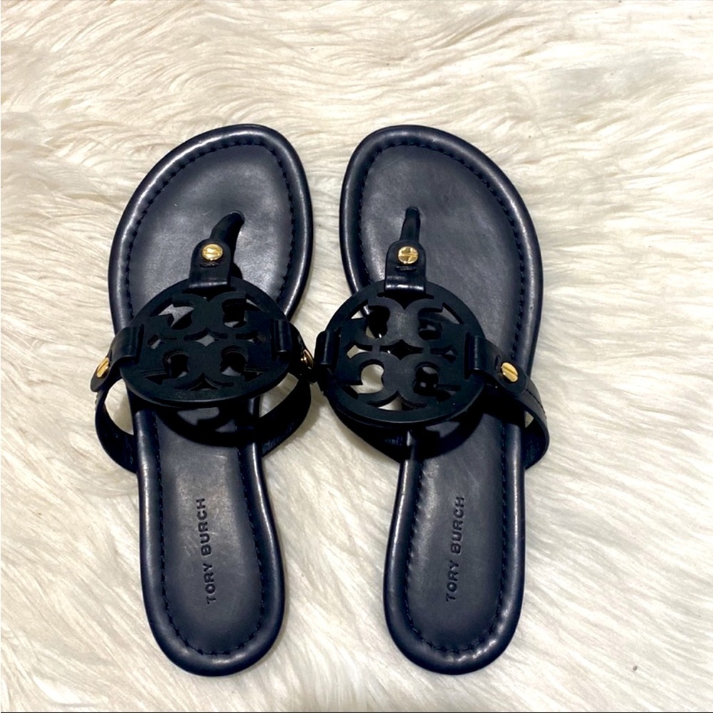 Tory Burch Miller Leather Sandals size 5